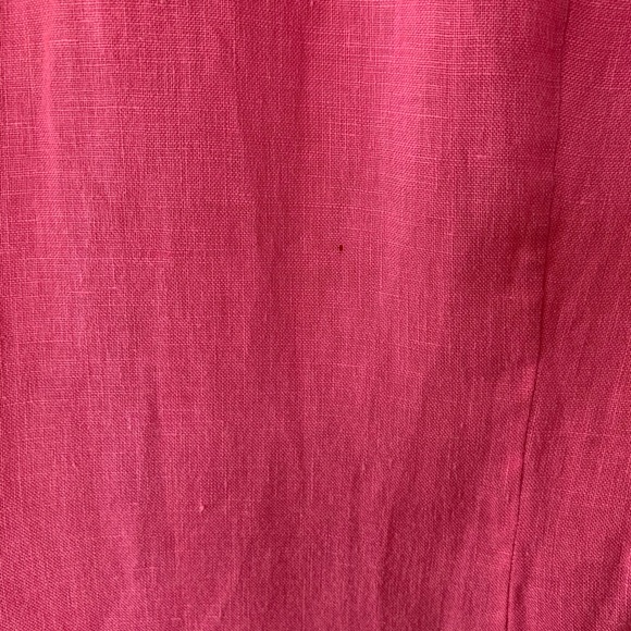 100% linen Ralph Lauren pink button up GUC - Picture 5 of 7